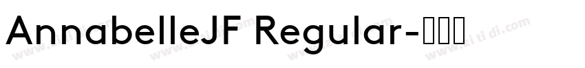 AnnabelleJF Regular字体转换
